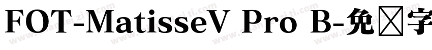 FOT-MatisseV Pro B字体转换